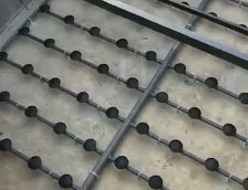 曝氣器組合填料現(xiàn)場